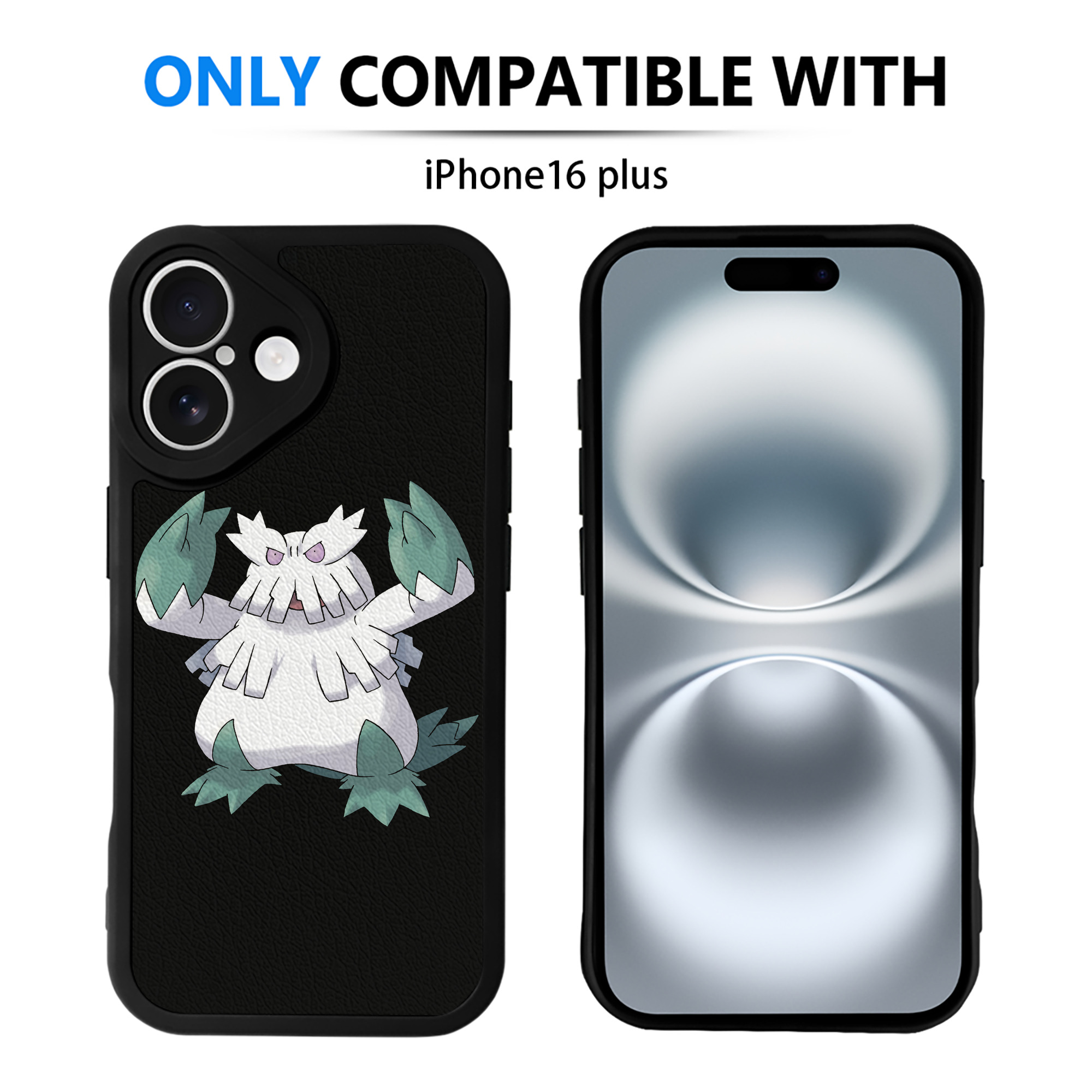 （画像用） ポケットモンスター Pokémon 【iPhone 16シリーズ対応】シリコンスマホケース（レザー調） 材質：シリコン